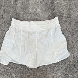 Lululemon Athletica White Athletic Shorts WORN ONCE